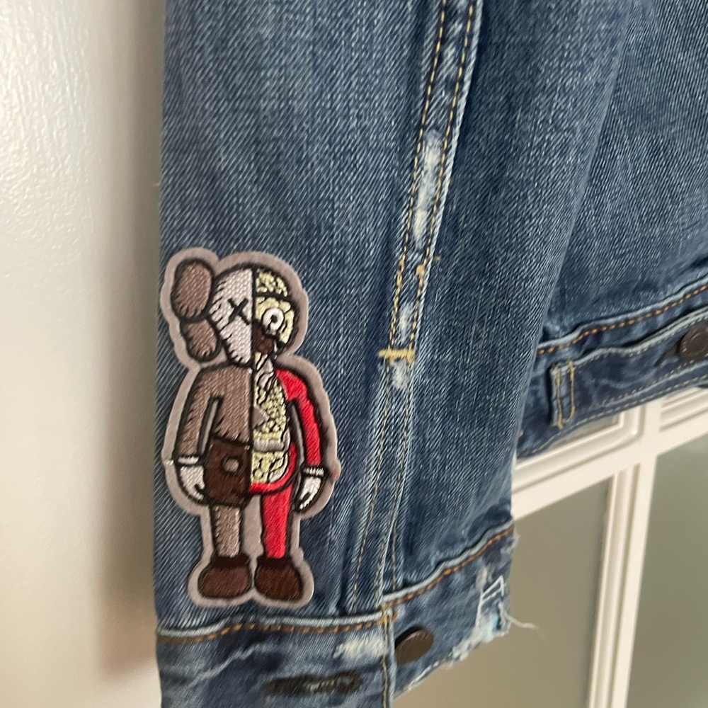 Custom patchwork Jacket sz L - Picture 7 of 10